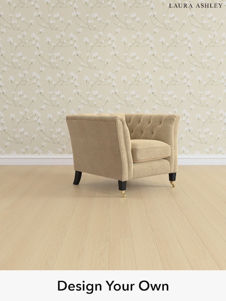 Peyton/Sable Natural Chatsworth Button Back By Laura Ashley (H40944) | £950