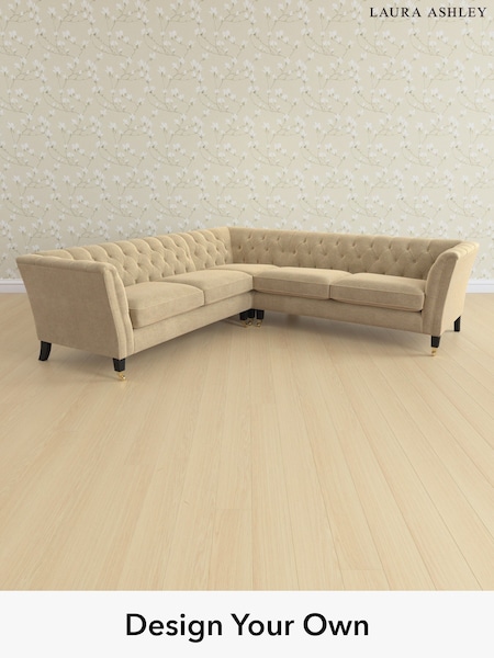 Peyton/Sable Natural Chatsworth Button Back By Laura Ashley (H40944) | £2,850