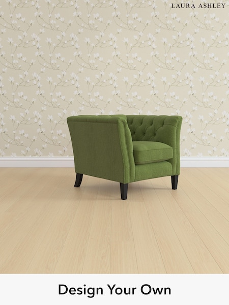 Tichwell/Olive Green Chatsworth Button Back By Laura Ashley (H40958) | £950