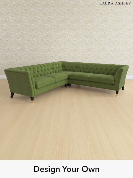 Tichwell/Olive Green Chatsworth Button Back By Laura Ashley (H40958) | £2,850