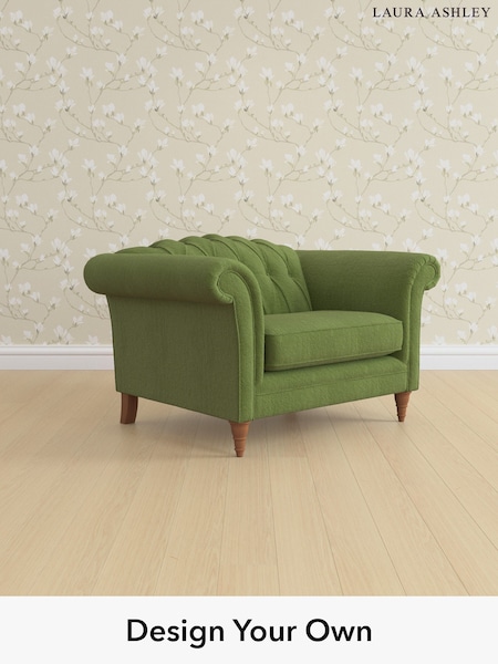Tichwell/Olive Green Gloucester Button Back By Laura Ashley (H40962) | £1,000