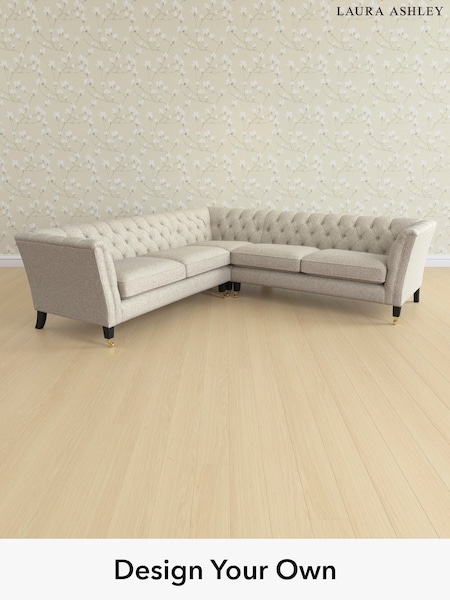 Tichwell/Stone Natural Chatsworth Button Back By Laura Ashley (H40980) | £2,850