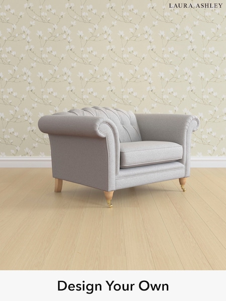 Wooton/Pale Steel Grey Gloucester Button Back By Laura Ashley (H40992) | £1,000