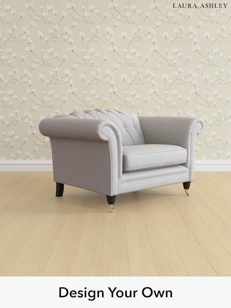 Wooton/Pale Steel Grey Gloucester Button Back By Laura Ashley (H40992) | £1,000