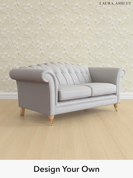 Wooton/Pale Steel Grey Gloucester Button Back By Laura Ashley (H40992) | £1,250
