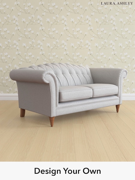 Wooton/Pale Steel Grey Gloucester Button Back By Laura Ashley (H40992) | £1,250