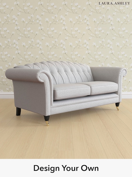 Wooton/Pale Steel Grey Gloucester Button Back By Laura Ashley (H40992) | £1,350