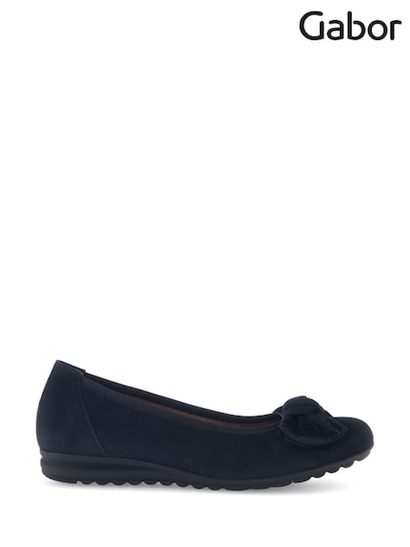 Gabor Blue Suede Shoes (H41116) | £100