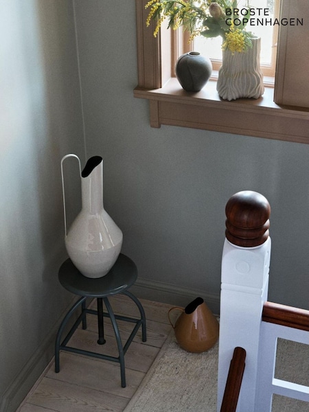 Broste Copenhagen Beige Magny Vase (H41230) | £48
