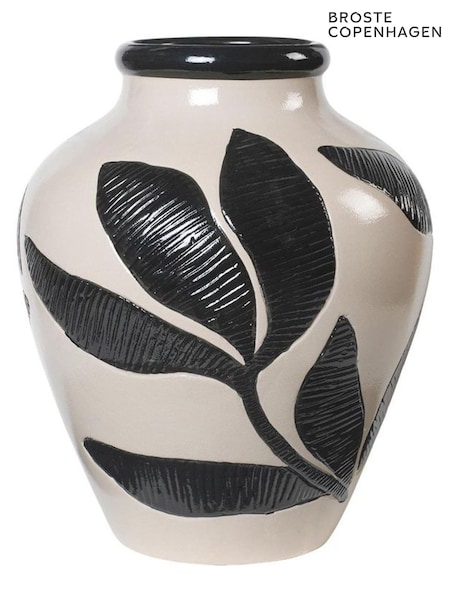 Broste Copenhagen Black Herbert Vase (H41247) | £179