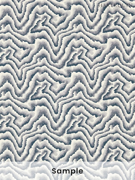 Harlequin Black Malachite Reflect 1 A4 Wallpaper Sample (H41262) | £1