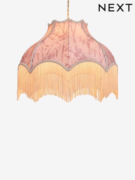 Pale Pink Arabella Easy Fit Pendant Lamp Shade (H41377) | £65