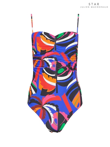 Star by Julien MacDonald Blue Printed Swimsuit (H41561) | £50