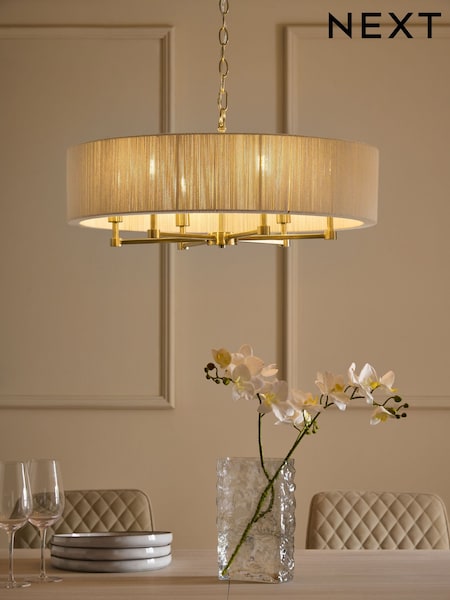Ivory Yale 6 Light Chandelier (H41692) | £180