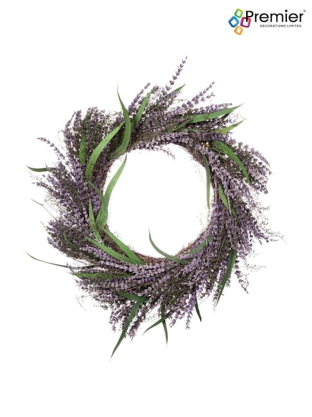 Premier Decorations Ltd Dried Lavender Wreath (H41744) | £28