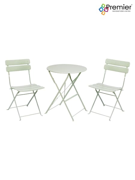 Premier Decorations Ltd Sage Green 2 Seater Metal Bistro 2 Seater Set (H41772) | £160