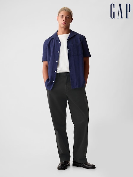 Gap Black 90's Loose Fit Stretch Chino Trousers (H41794) | £45