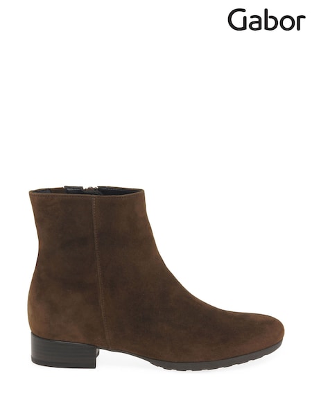 Gabor Buzz Cacao Suede Brown Boots (H41915) | £105