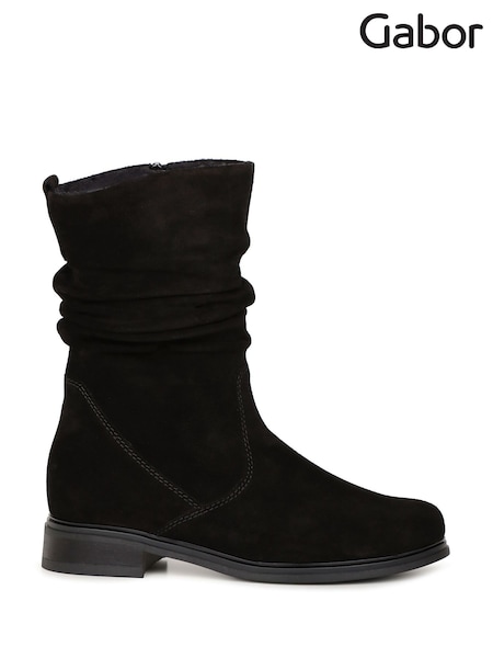 Gabor Hodie Suede Black  Boots (H41919) | £135