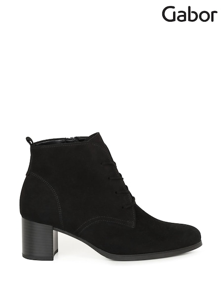 Gabor Burst Suede Black Boots (H41921) | £125