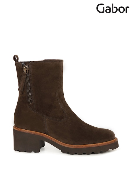 Gabor Euston English Suede Brown Boots (H41932) | £140