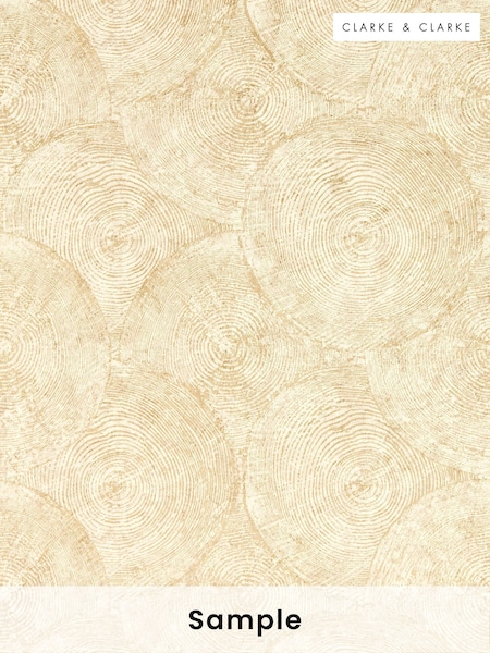 Clarke & Clarke Sahara Silvan Expressions Performance A4 Wallpaper Sample (H41940) | £1