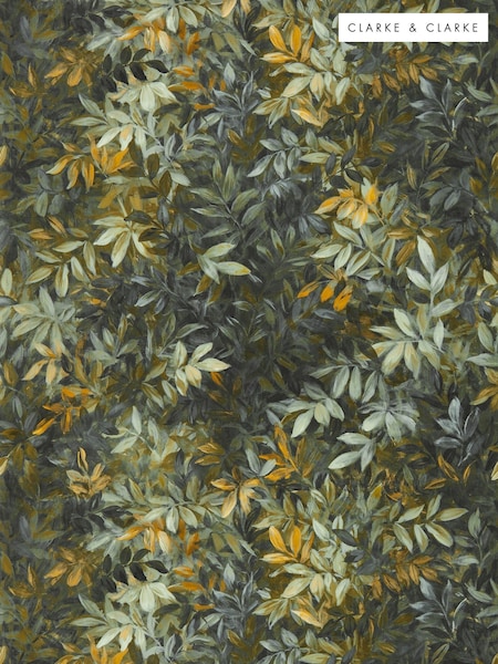 Clarke & Clarke Noir Congo Exotica 2 A4 Wallpaper Sample (H41942) | £1