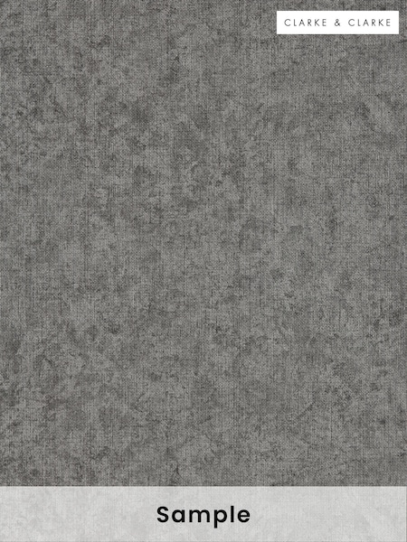 Clarke & Clarke Steel Texo Expressions Performance A4 Wallpaper Sample (H41944) | £1