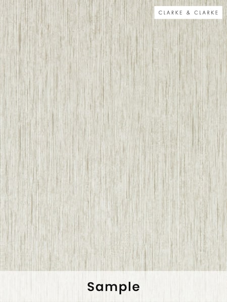 Clarke & Clarke Pebble Asper Expressions Performance A4 Wallpaper Sample (H41946) | £1