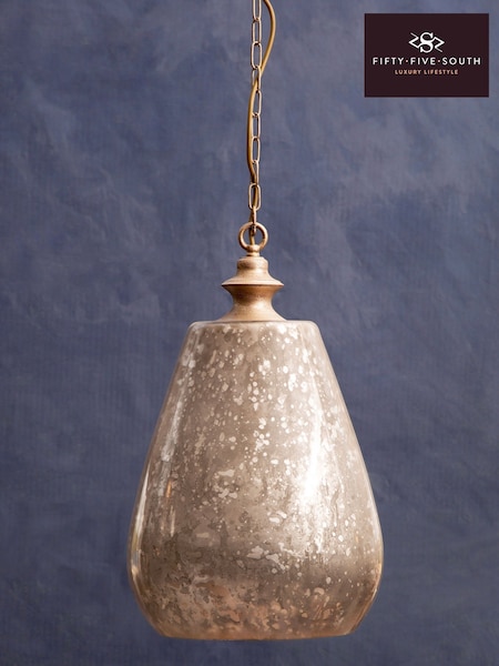 Fifty Five South Silver Terina Pendant Ceiling Light (H41998) | £360