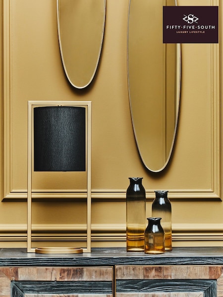 Fifty Five South White Lara Table Lamp (H42014) | £110