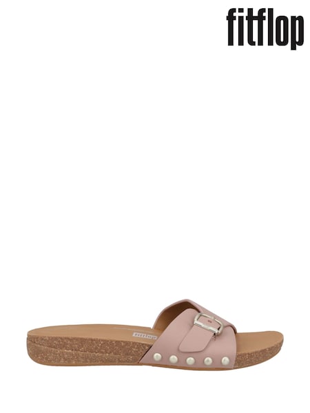 FitFlop Natural iQushion Adjustable Buckle Slides (H42017) | £85
