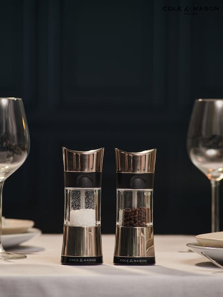 Cole & Mason Chrome Horsham Salt & Pepper Mill Set (H42027) | £48