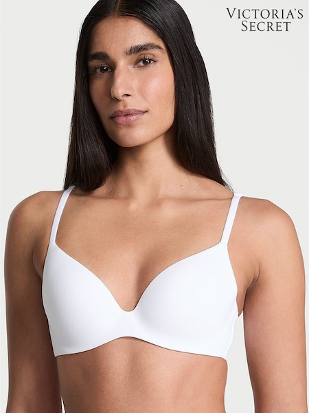 Victoria's Secret White Lightly Lined Demi Flexfactor Bra (H42290) | £40