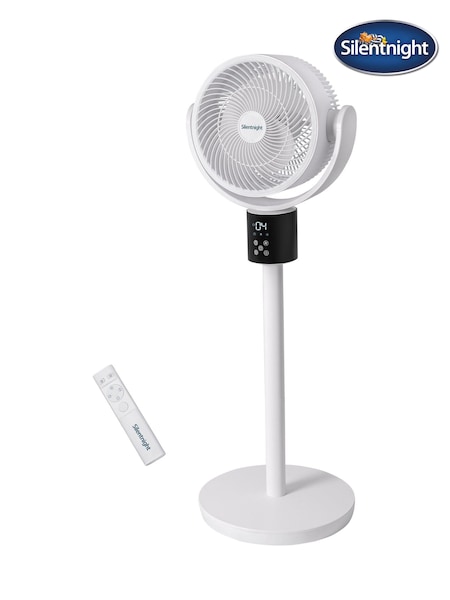 Silentnight White Airmax Pro 360 Oscillating Fan with Controller (H42384) | £99