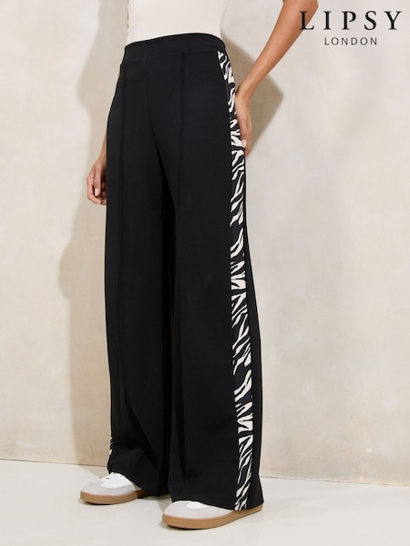 Lipsy Zebra Printed Side Stripe Trousers (H42393) | £36