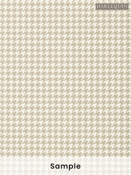 Harlequin Taupe Soft Focus Houndstooth Idyllic A4 Wallpaper Sample (H42478) | £1
