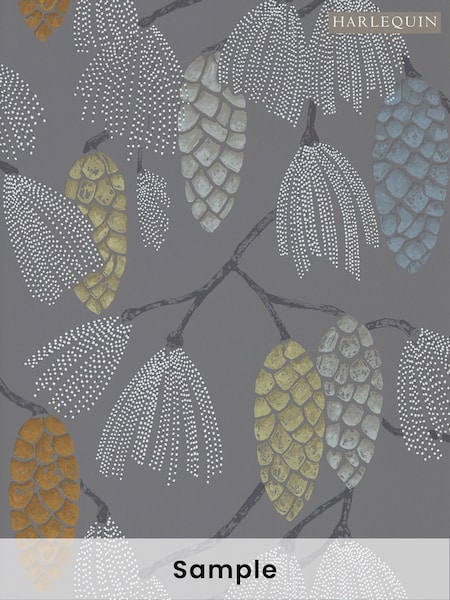 Harlequin Mint Duck Egg Smoke Epitome Idyllic A4 Wallpaper Samples (H42479) | £1