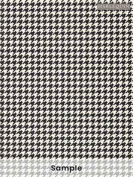 Harlequin Black EarthSoft Focus Houndstooth Idyllic A4 Wallpaper Sample (H42482) | £1