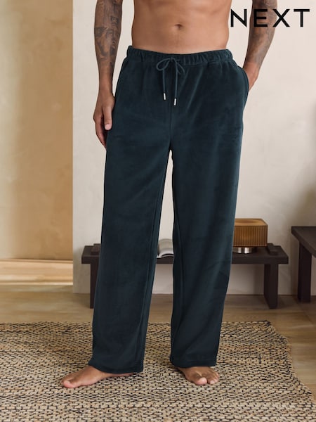 Navy Blue Jersey Textured Ribbed Joggers (H42596) | £28