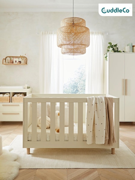 Cuddleco Cream Harper Nursery Furniture Set 3 Piece (H42699) | £760