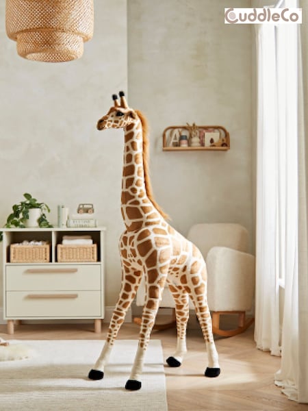Cuddleco Brown Tall Standing Giraffe Stuffed Animal (H42700) | £130
