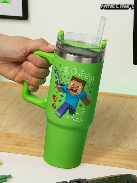 Minecraft Creeper and Steve Multiway Travel Cup (H42783) | £25