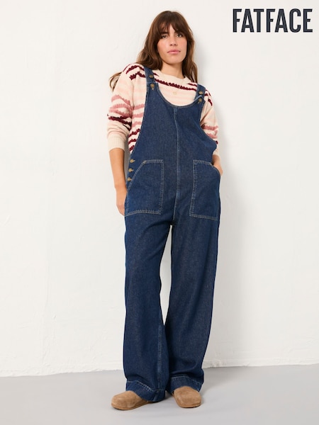 FatFace Raffles Blue Denim Dungaree (H42787) | £69