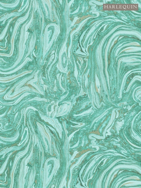 Harlequin Emerald Makrana Reflect 110M Wallpaper (H42925) | £88