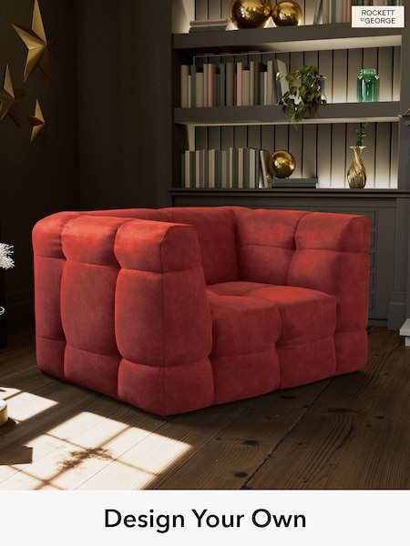 Luxe Kneedlecord Velvet/Burnt Sienna Orange The Stevie By Rockett St George (H42938) | £899