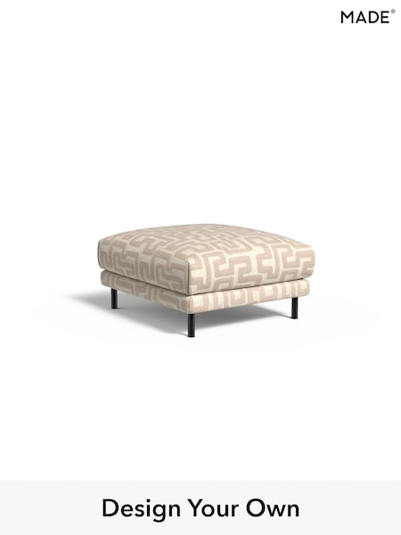 Clyde Abstract/Light Oatmeal Natural Odin By Made (H42948) | £375