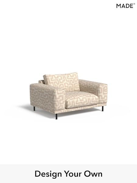 Clyde Abstract/Light Oatmeal Natural Odin By Made (H42948) | £875