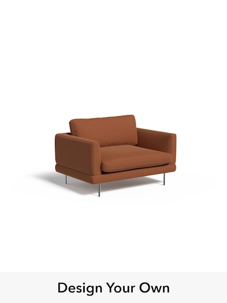 Made Weave/Dark Terracotta Orange Lugani By Made (H42958) | £1,025