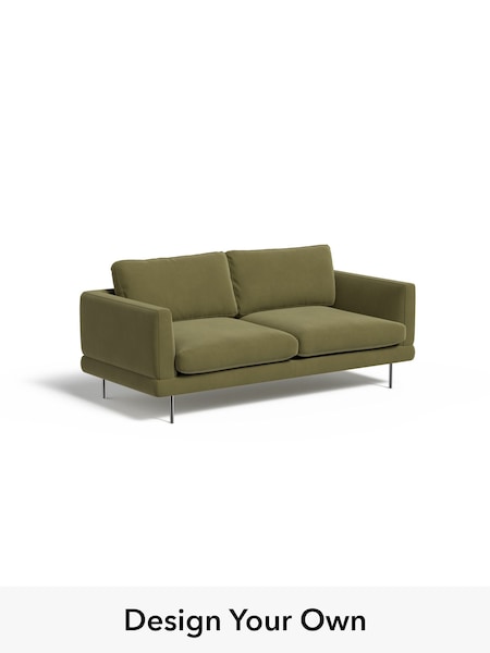 Matt Velvet Easy Clean/Fern Green Lugani By Made (H42959) | £1,199